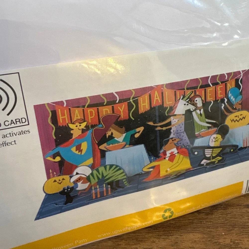 2 Up With Paper Halloween Party & Woodland Sound Pop-Up‎ Cards - New